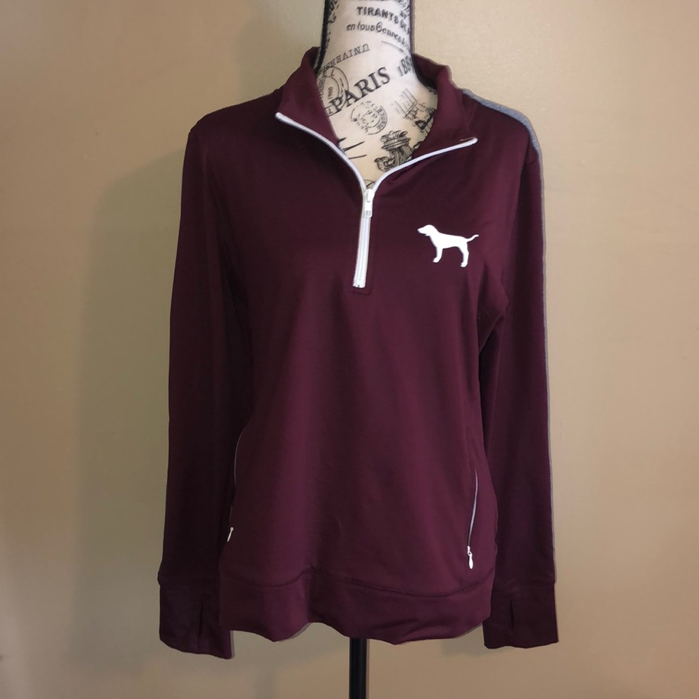 Pink Quarter Zip Pullover - image 1